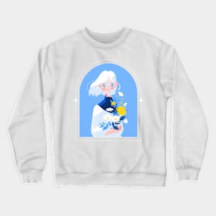 Angelic Flowers Crewneck Sweatshirt